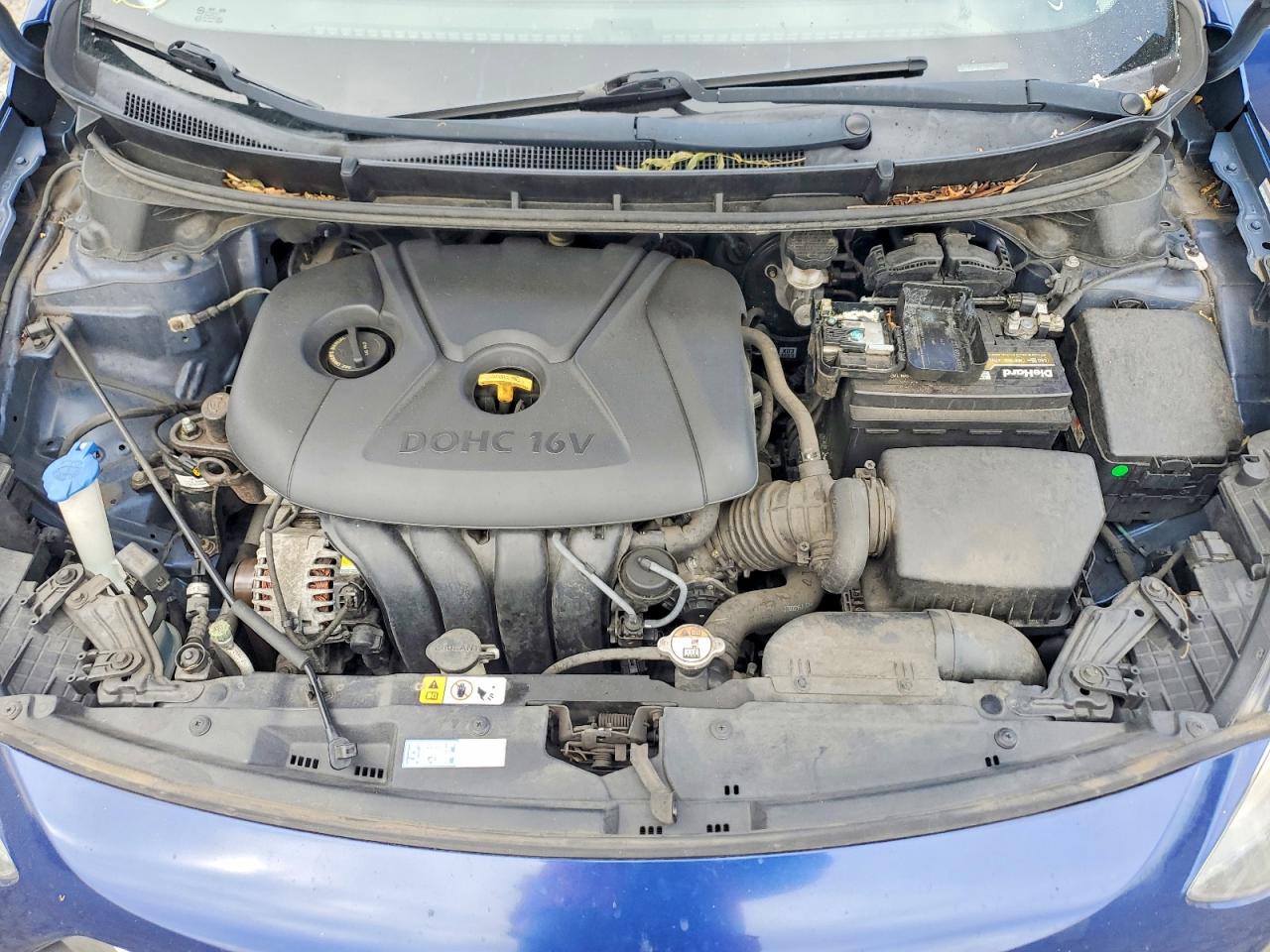2013 Hyundai Elantra Gt Base Blue vin: KMHD35LE5DU094237