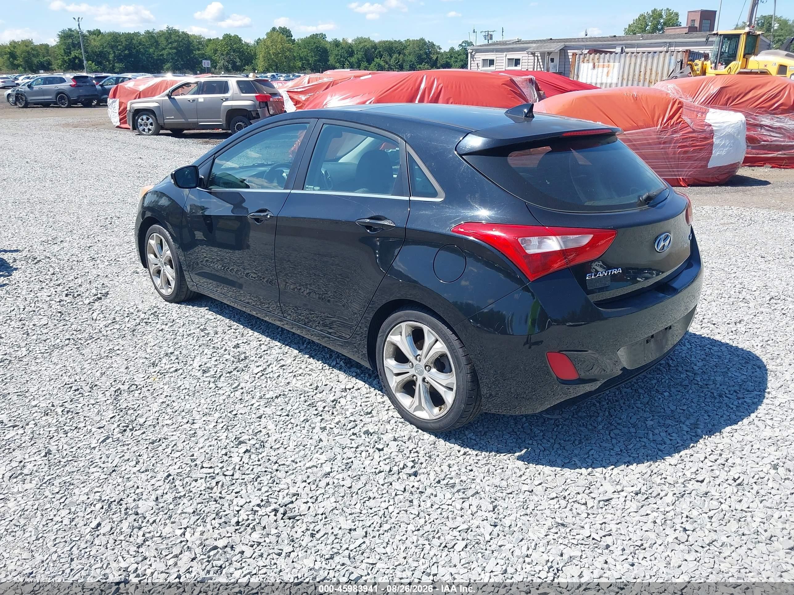 2013 Hyundai Elantra Gt   Черный vin: KMHD35LE5DU104023