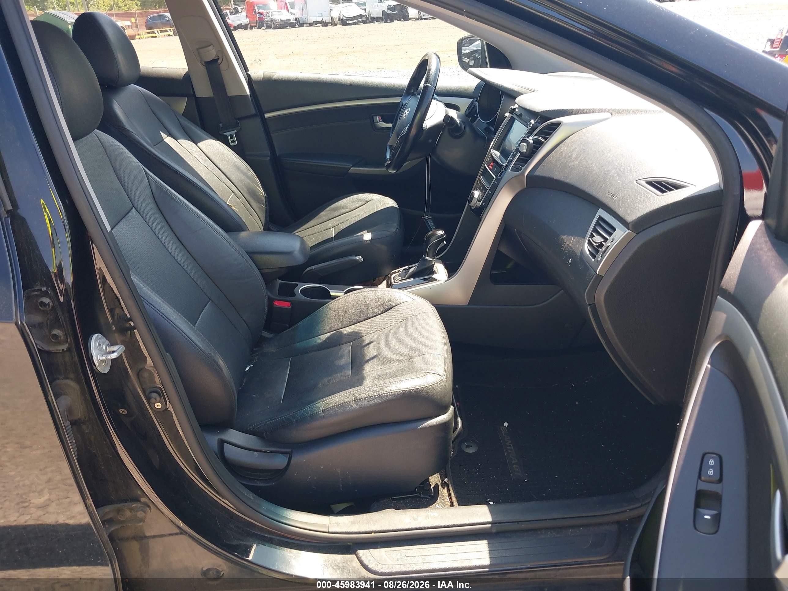 2013 Hyundai Elantra Gt   Черный vin: KMHD35LE5DU104023