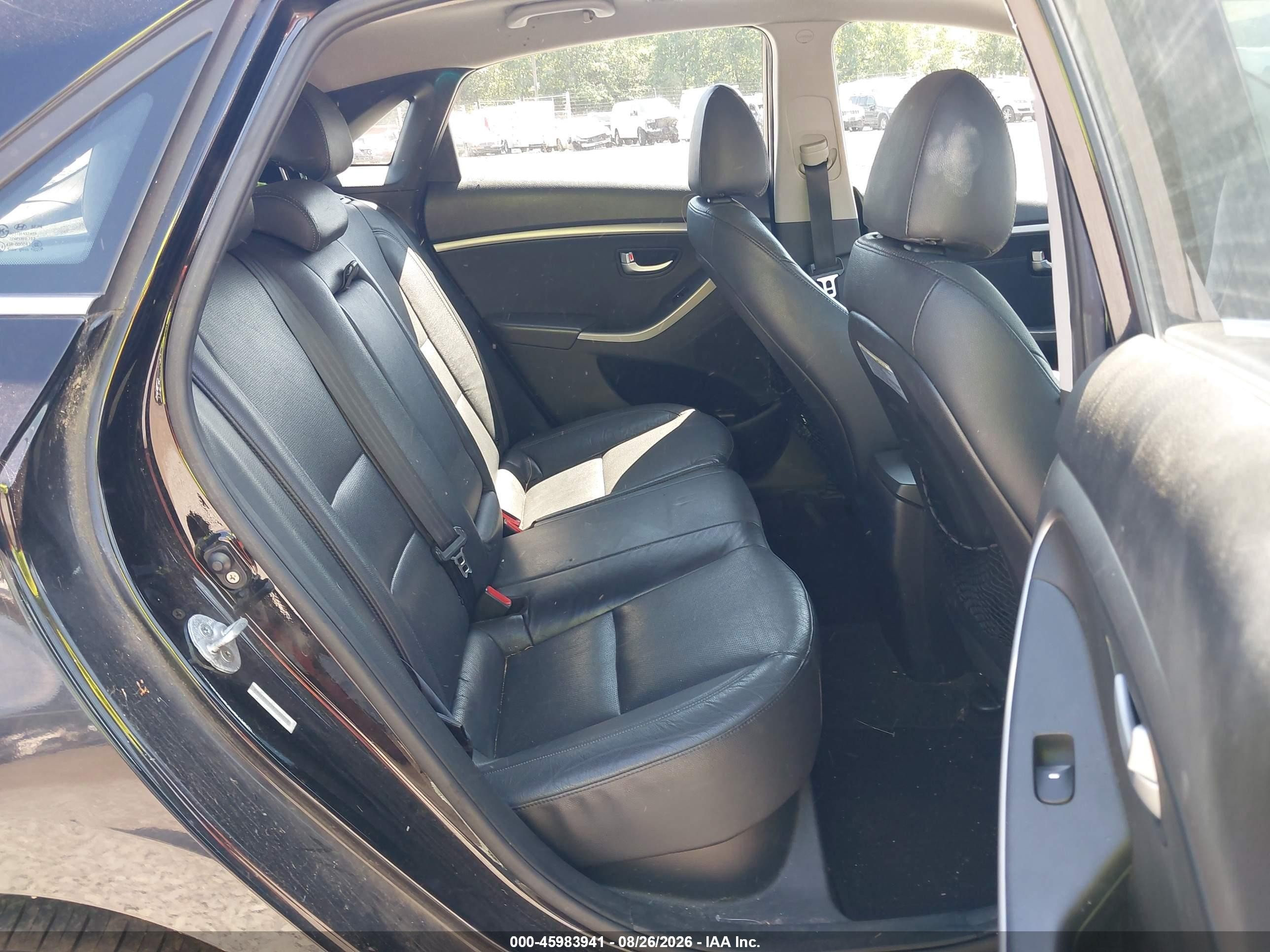 2013 Hyundai Elantra Gt   Черный vin: KMHD35LE5DU104023