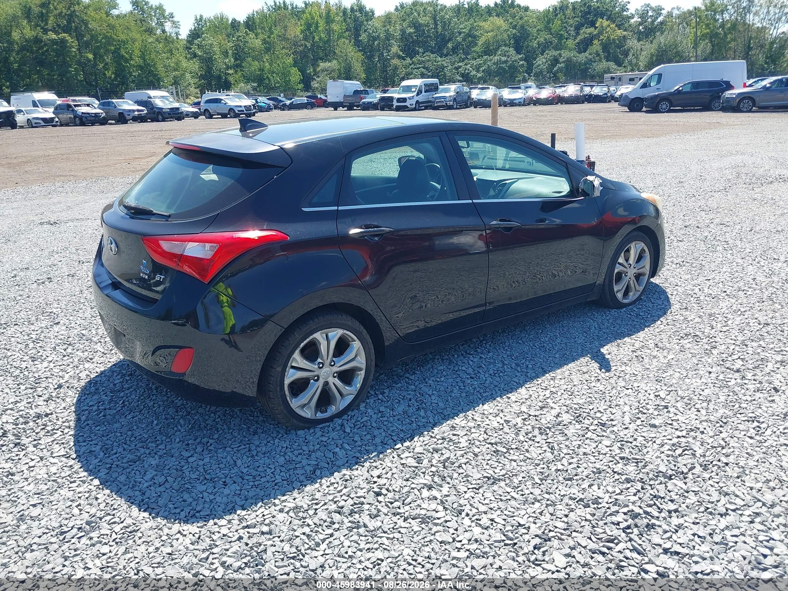 2013 Hyundai Elantra Gt   Черный vin: KMHD35LE5DU104023