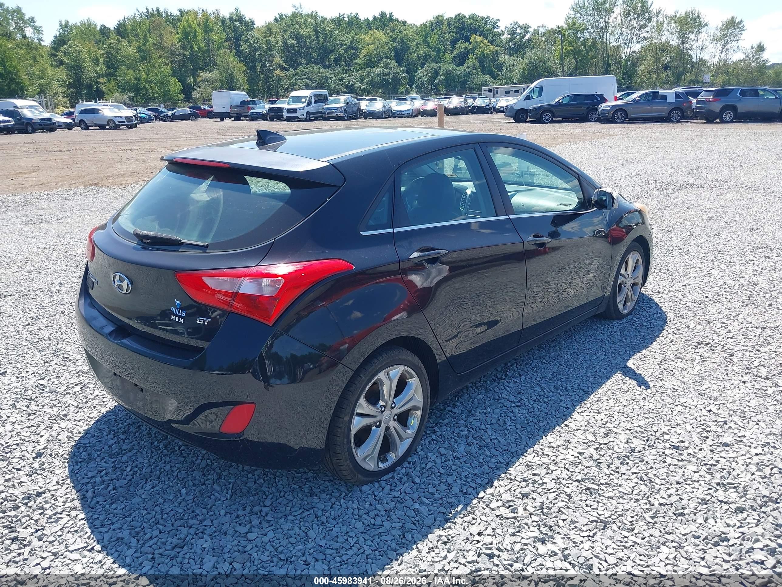 2013 Hyundai Elantra Gt   Черный vin: KMHD35LE5DU104023