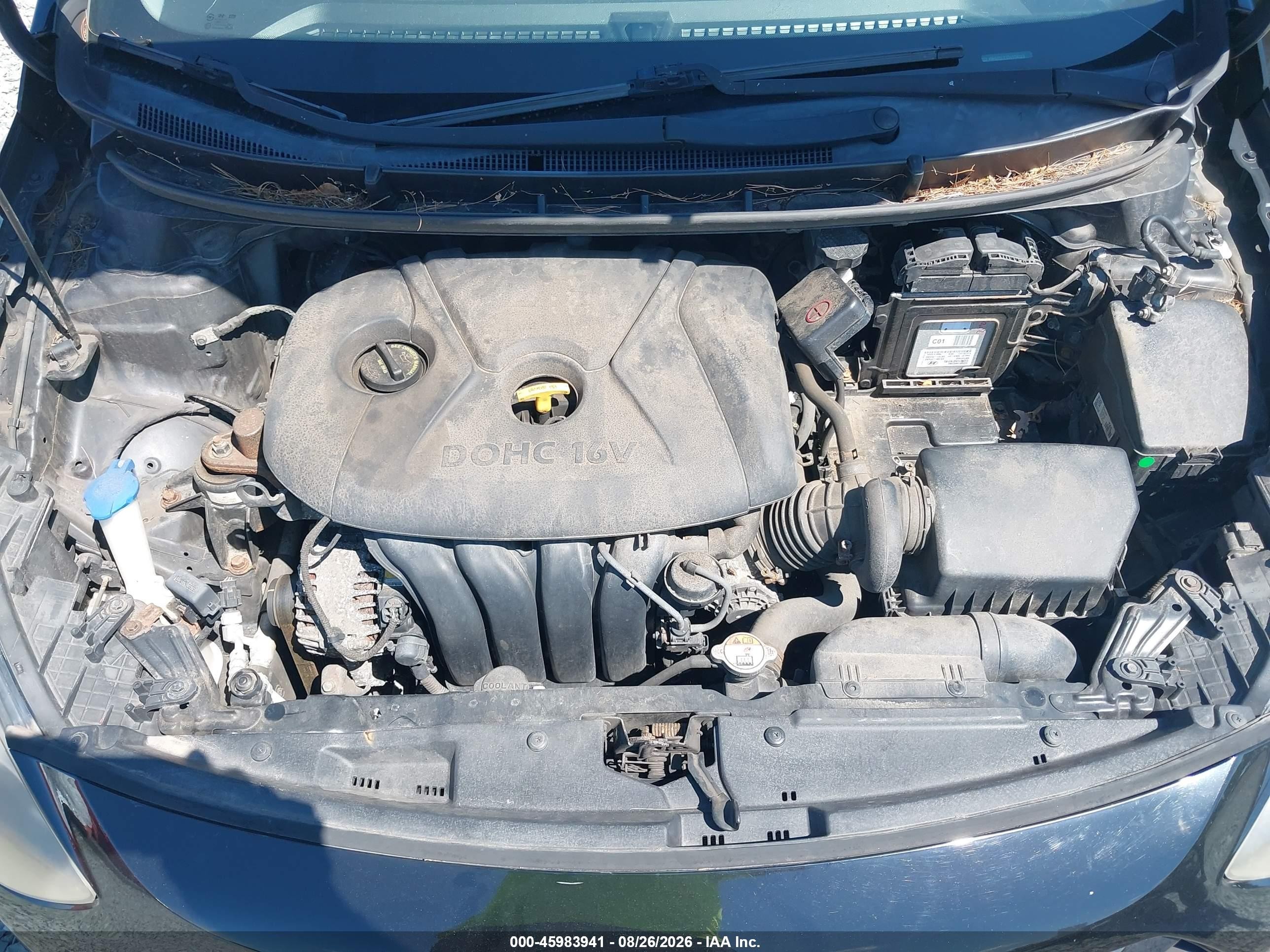 2013 Hyundai Elantra Gt   Черный vin: KMHD35LE5DU104023