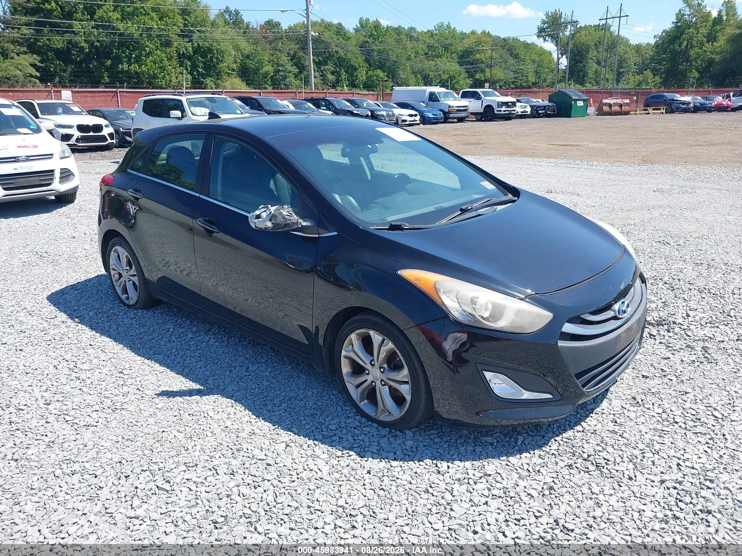 2013 Hyundai Elantra Gt   Черный vin: KMHD35LE5DU104023