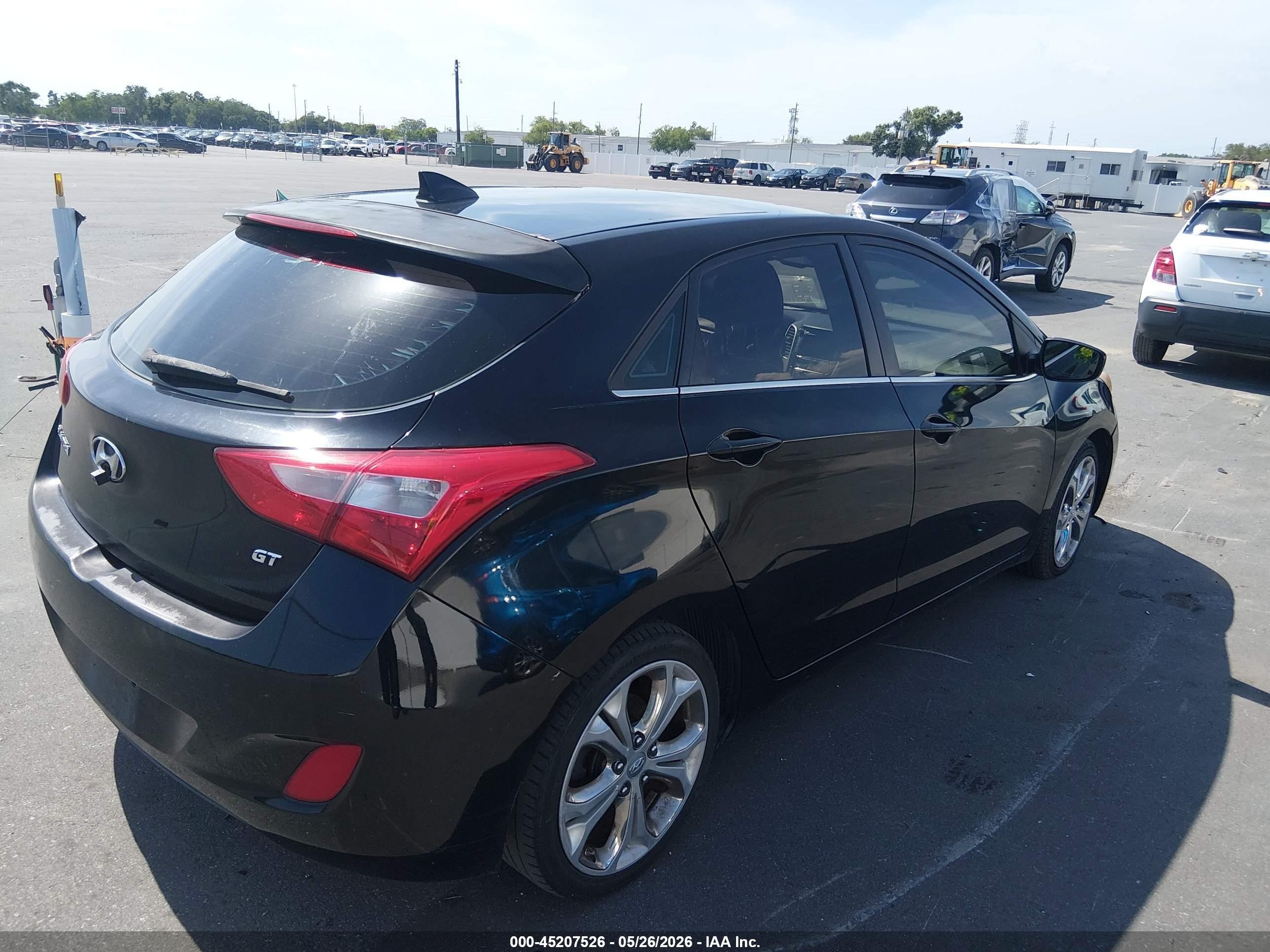 2013 Hyundai Elantra Gt   Black vin: KMHD35LE5DU113160