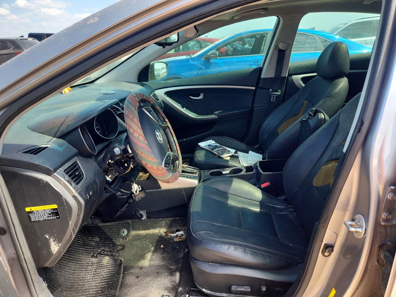 2013 Hyundai Elantra Gt Base Silver vin: KMHD35LE5DU114115