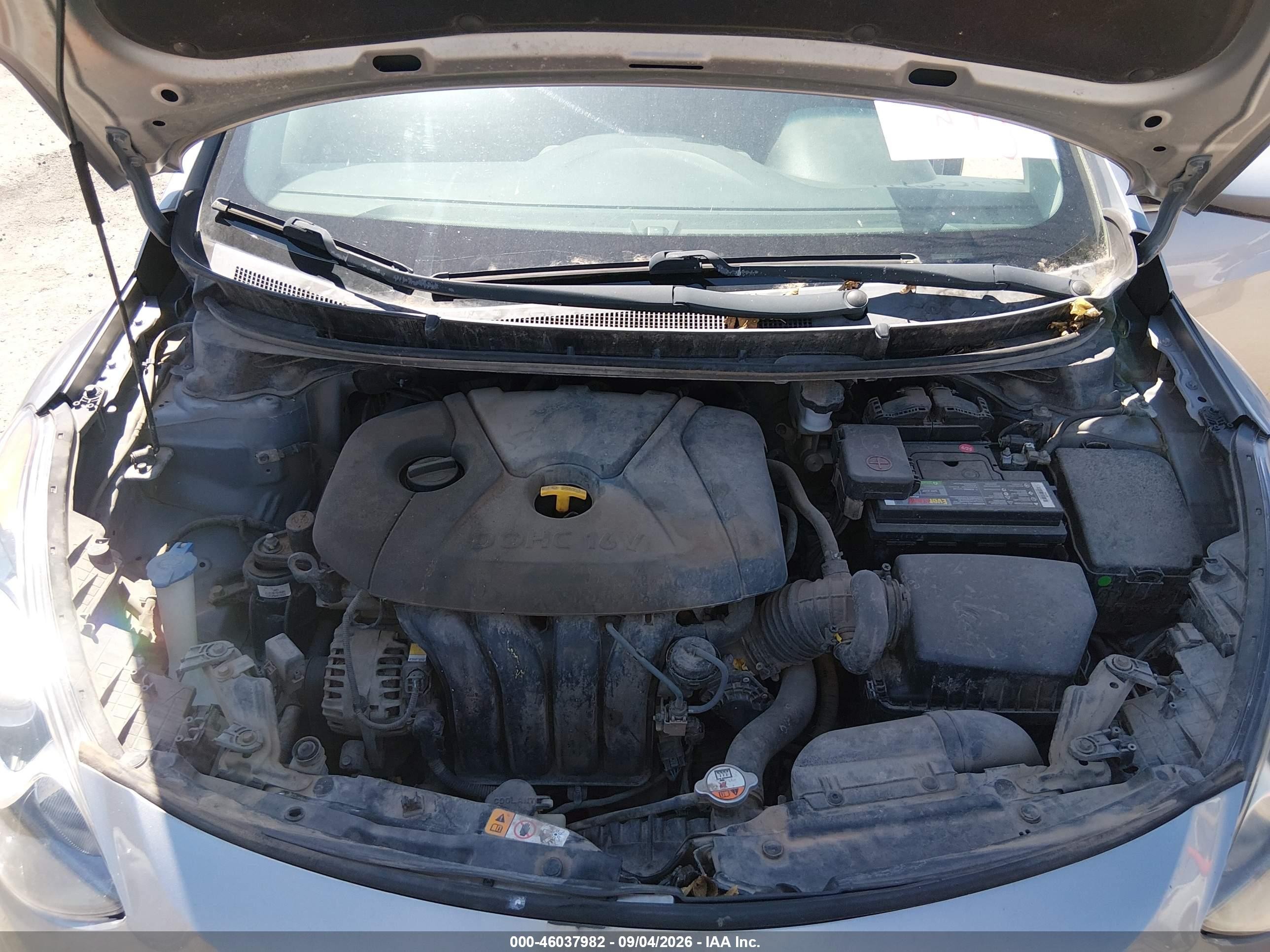 2013 Hyundai Elantra Gt Gray vin: KMHD35LE5DU119069
