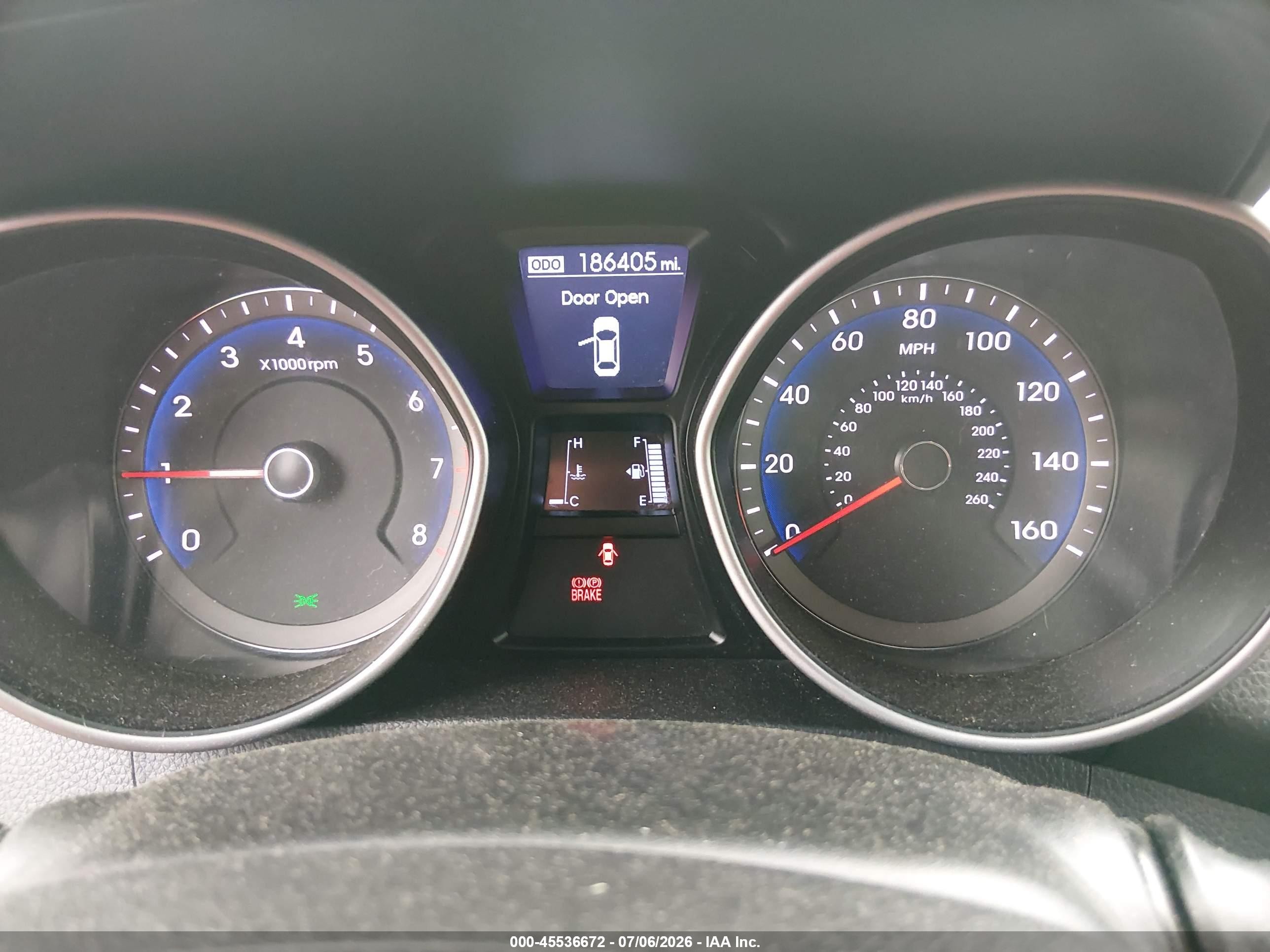 2013 Hyundai Elantra Gt   Silver vin: KMHD35LE5DU122683