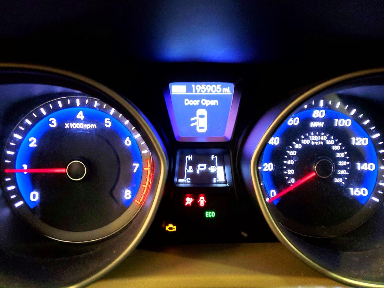 2013 Hyundai Elantra Gt Base Blue vin: KMHD35LE6DU057553
