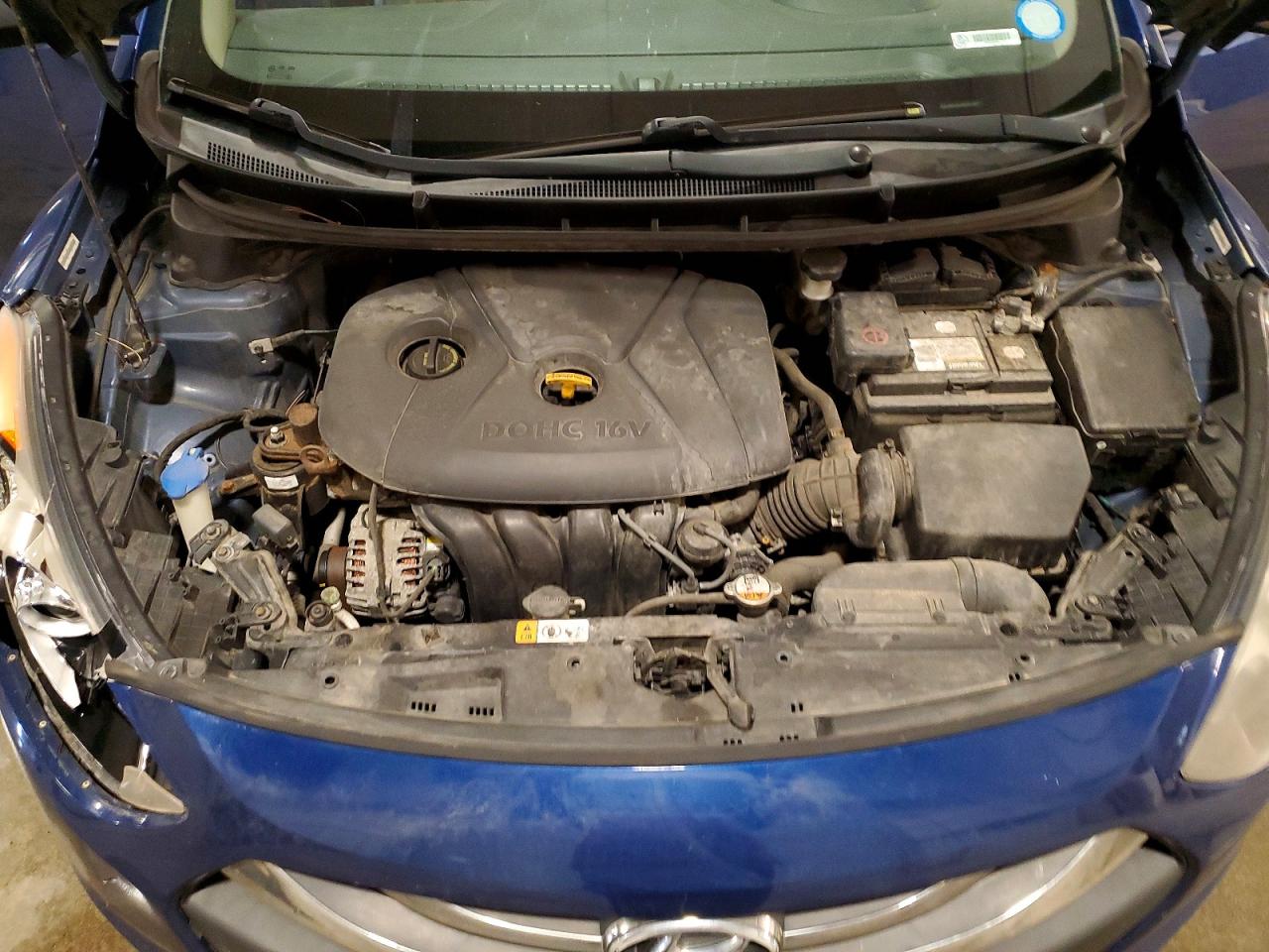 2013 Hyundai Elantra Gt Base Blue vin: KMHD35LE6DU057553