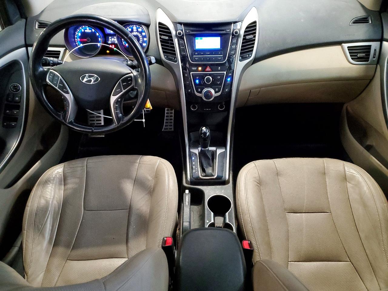 2013 Hyundai Elantra Gt Base Blue vin: KMHD35LE6DU057553