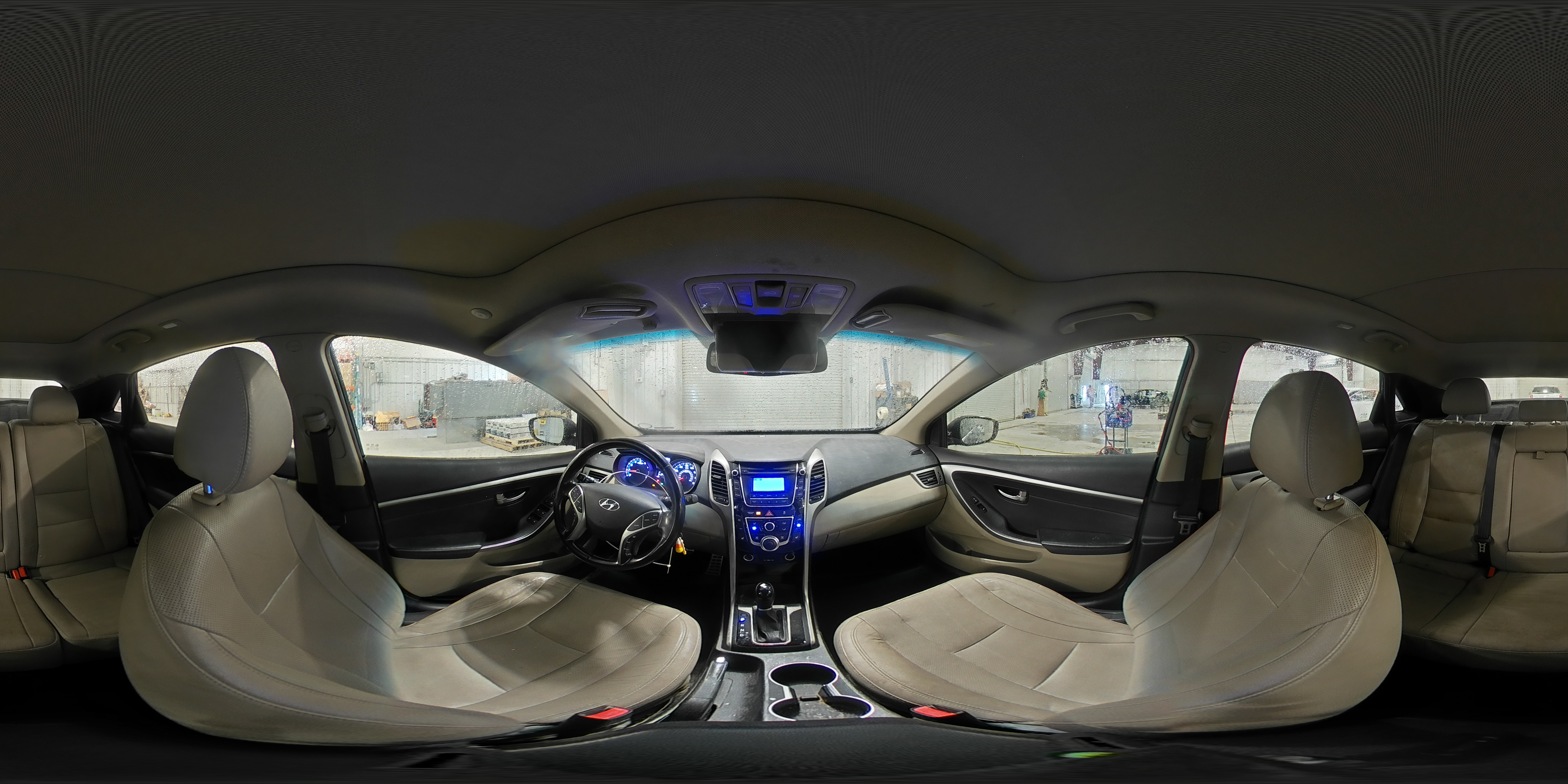 2013 Hyundai Elantra Gt Base Blue vin: KMHD35LE6DU057553
