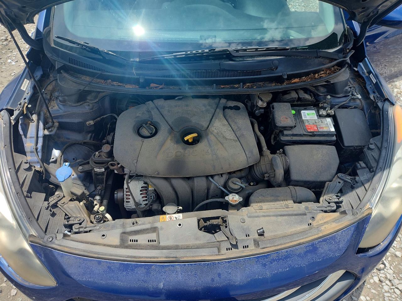 2013 Hyundai Elantra Gt Base Синий vin: KMHD35LE6DU062901