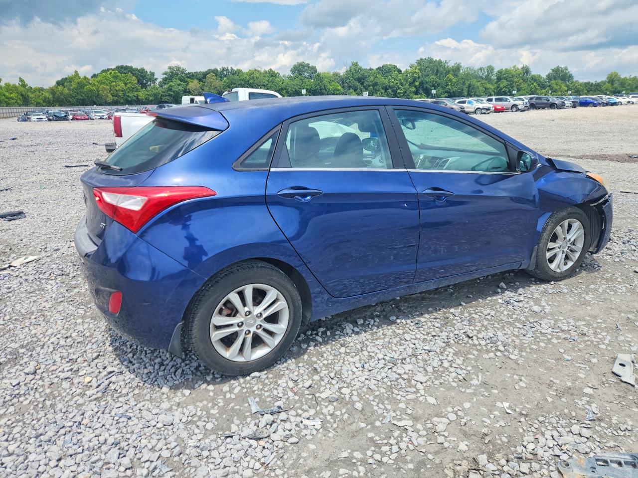 2013 Hyundai Elantra Gt Base Синий vin: KMHD35LE6DU062901