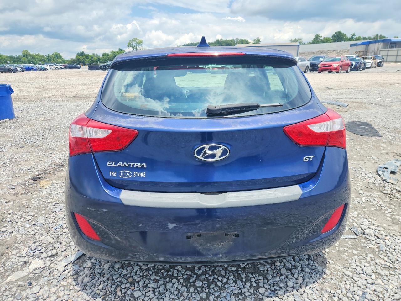 2013 Hyundai Elantra Gt Base Синий vin: KMHD35LE6DU062901