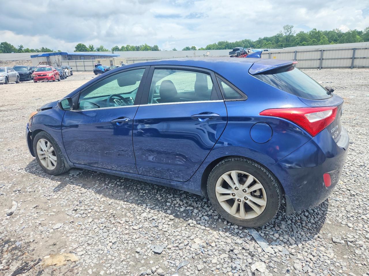 2013 Hyundai Elantra Gt Base Синий vin: KMHD35LE6DU062901