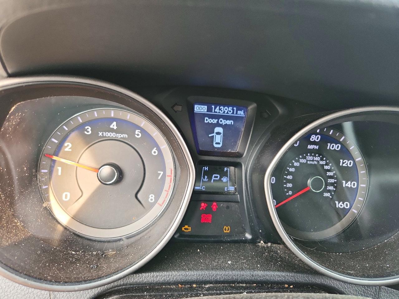 2013 Hyundai Elantra Gt Base Blue vin: KMHD35LE6DU078452