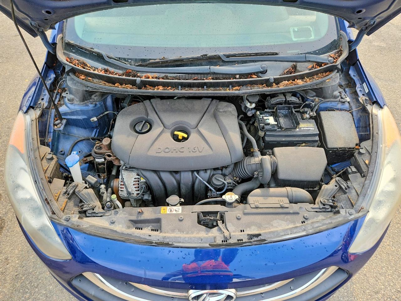 2013 Hyundai Elantra Gt Base Blue vin: KMHD35LE6DU078452