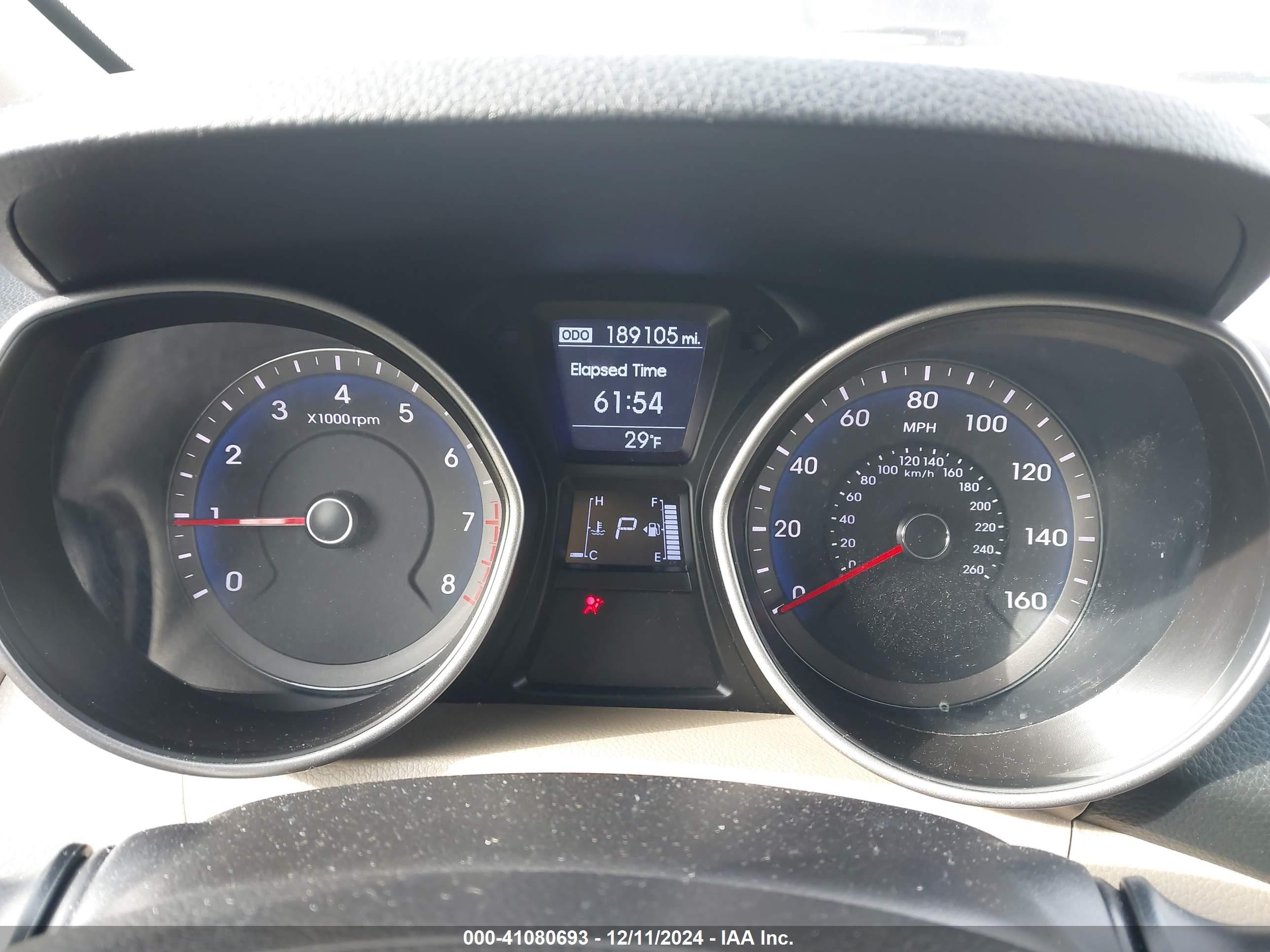 2013 Hyundai Elantra Gt   Blue vin: KMHD35LE6DU099060