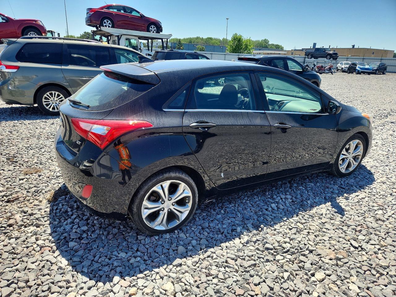 2013 Hyundai Elantra Gt Base Черный vin: KMHD35LE6DU123793