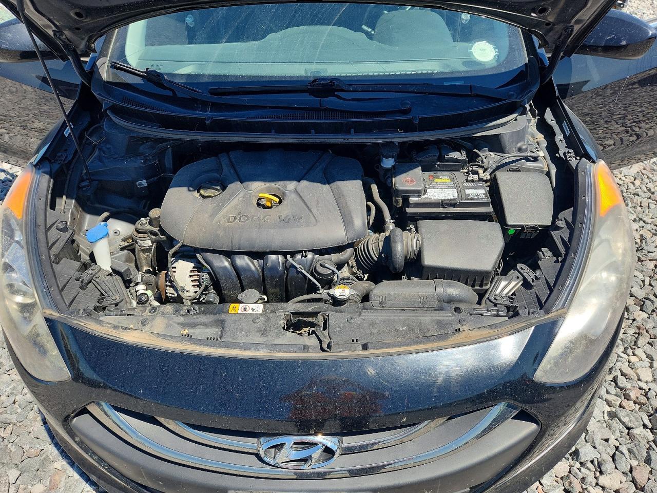 2013 Hyundai Elantra Gt Base Черный vin: KMHD35LE6DU123793