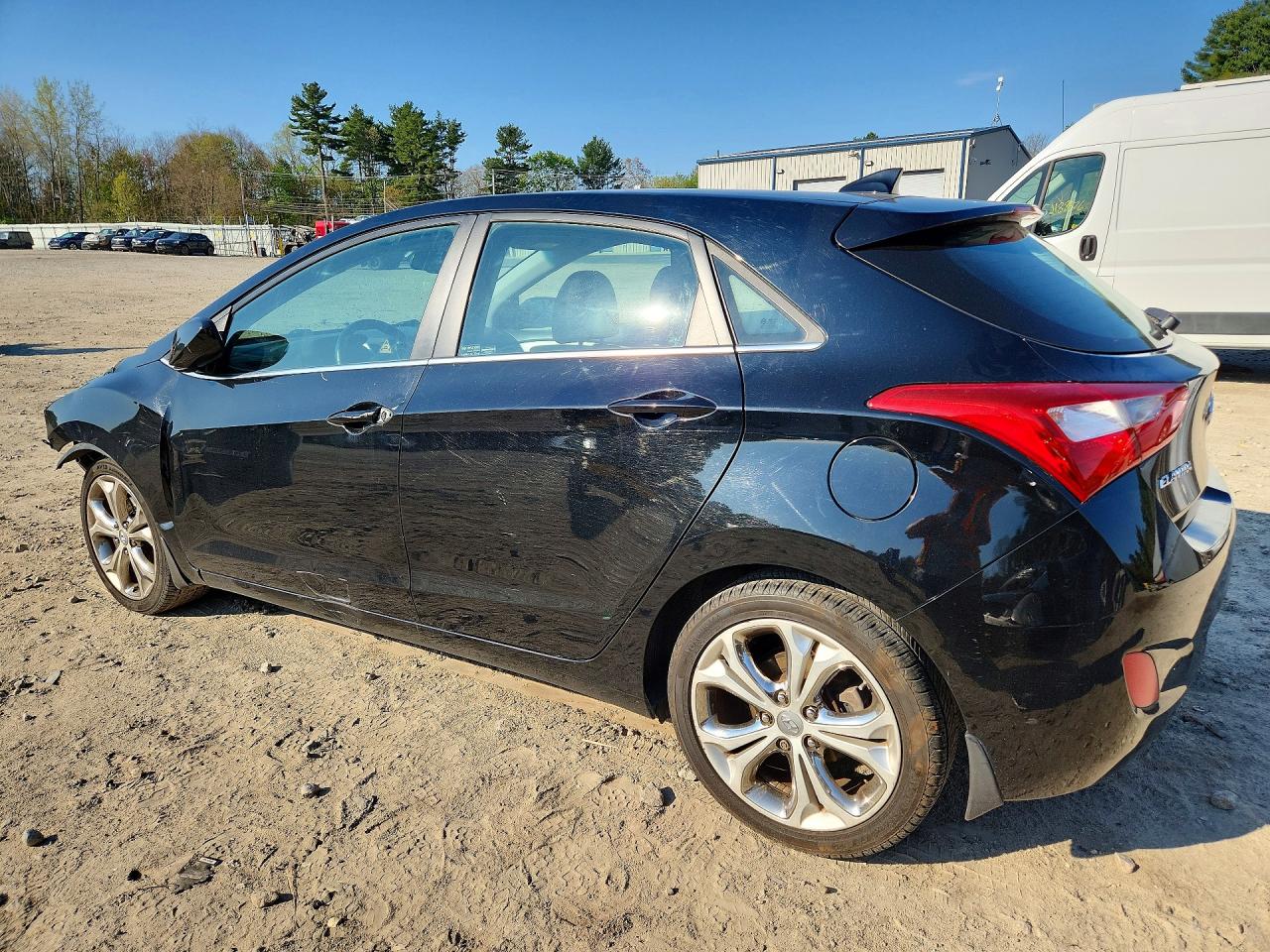 2013 Hyundai Elentra Черный vin: KMHD35LE6DU130632