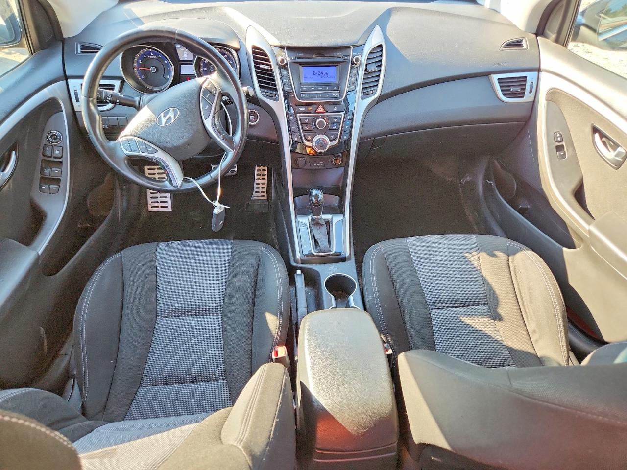 2013 Hyundai Elentra Черный vin: KMHD35LE6DU130632