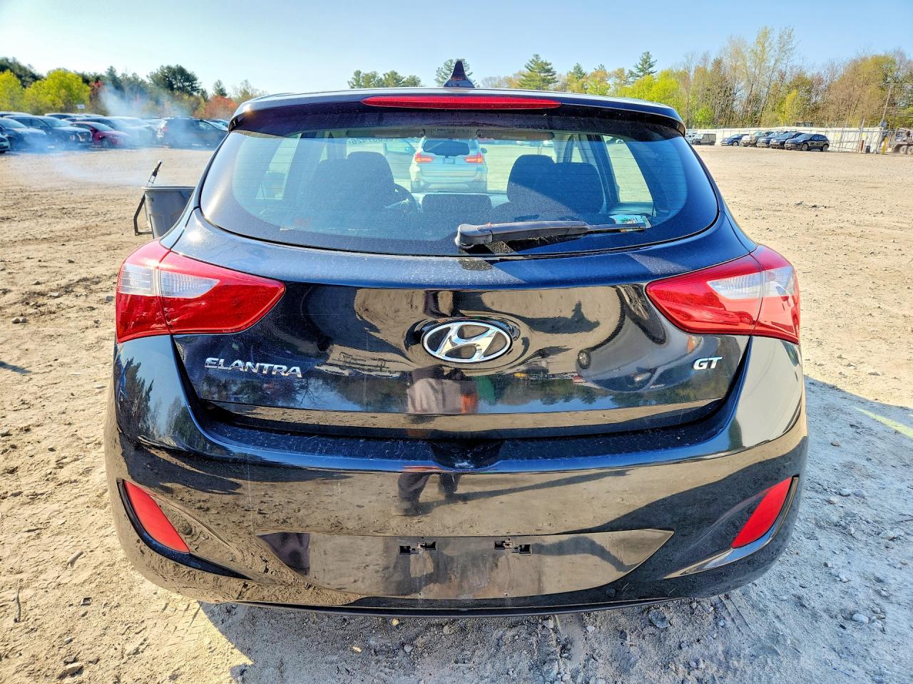 2013 Hyundai Elentra Черный vin: KMHD35LE6DU130632