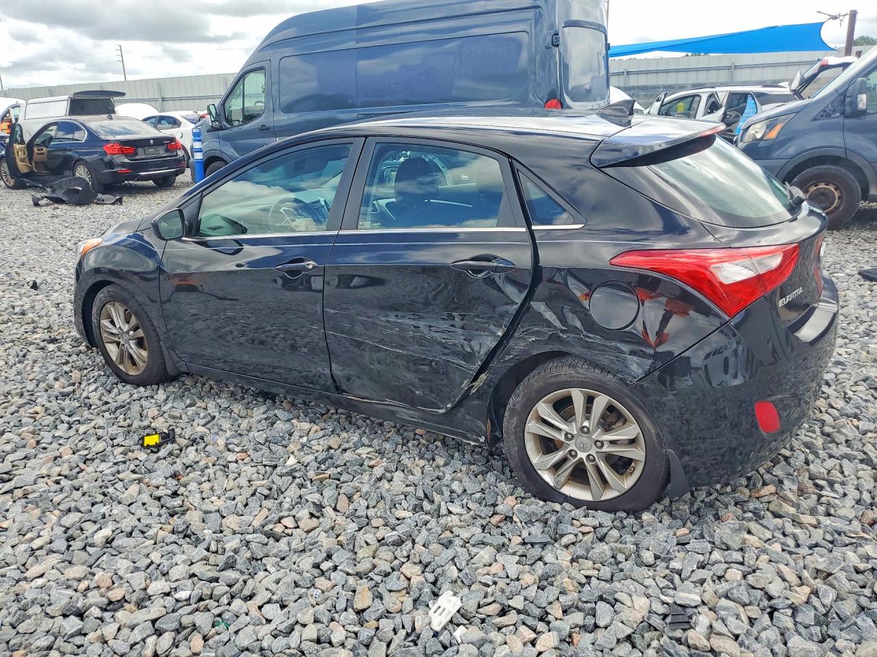 2013 Hyundai Elantra Gt Base Black vin: KMHD35LE6DU146748