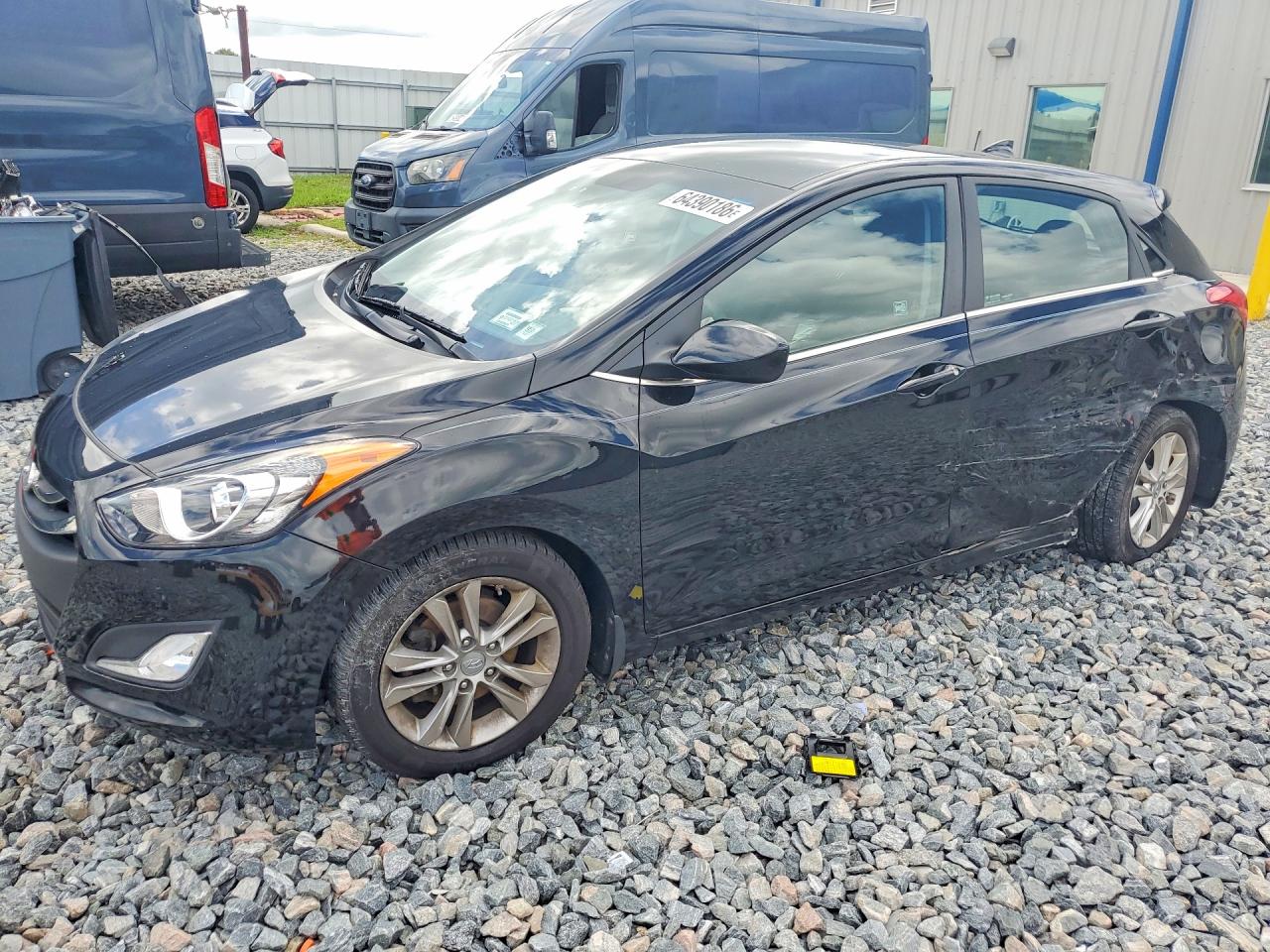 2013 Hyundai Elantra Gt Base Black vin: KMHD35LE6DU146748