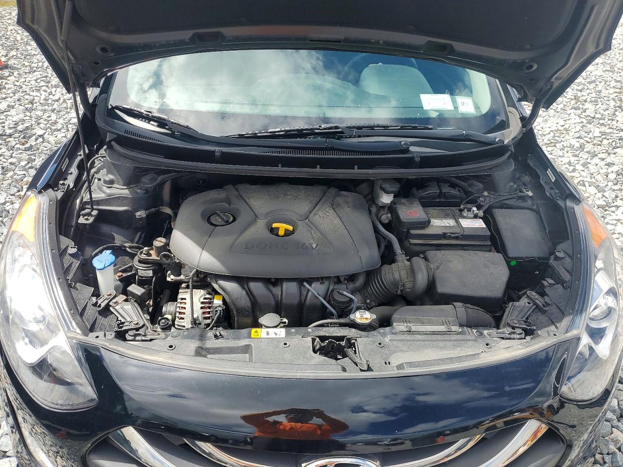 2013 Hyundai Elantra Gt Base Black vin: KMHD35LE6DU146748