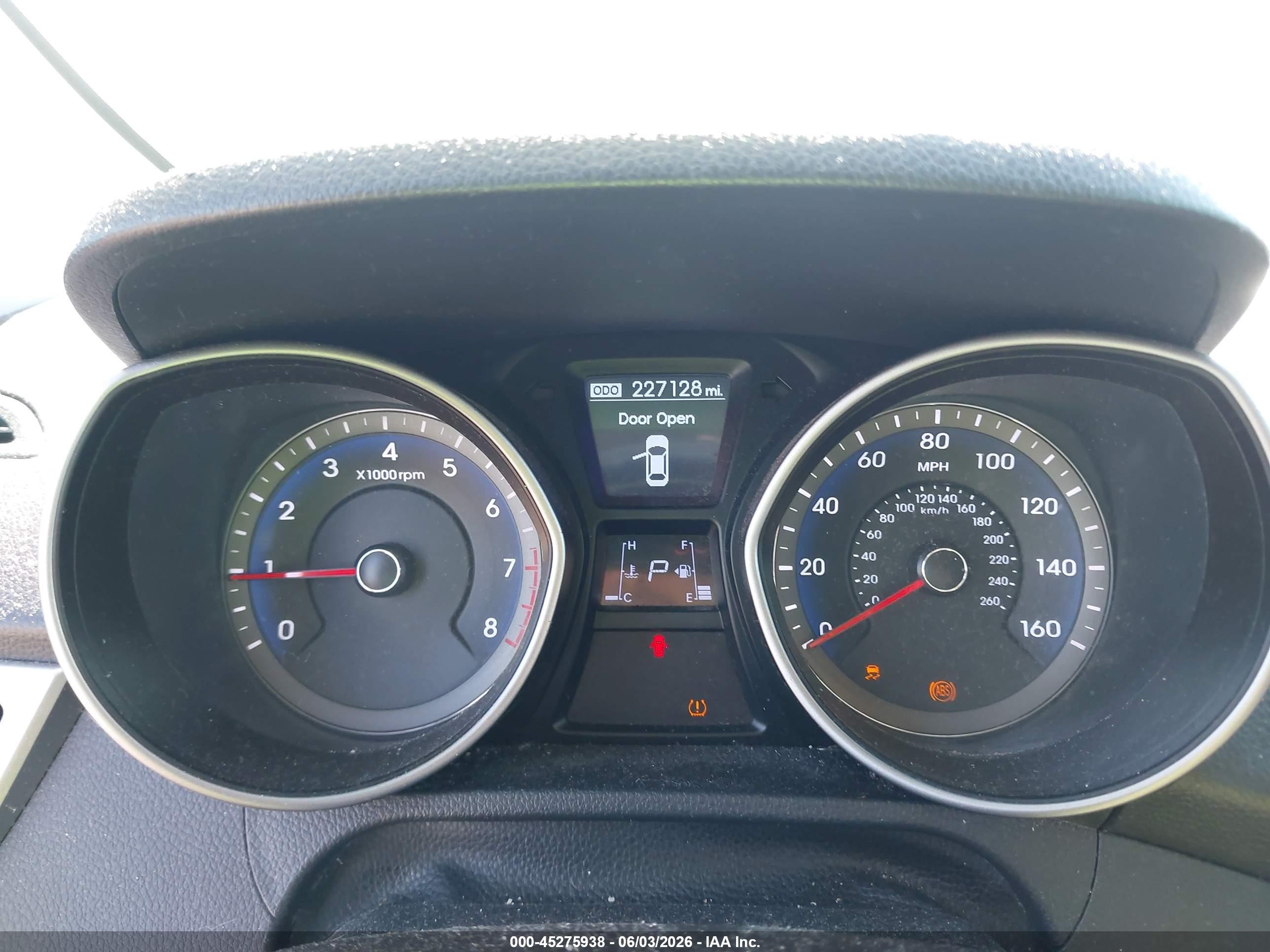 2013 Hyundai Elantra Gt Blue vin: KMHD35LE7DU036338