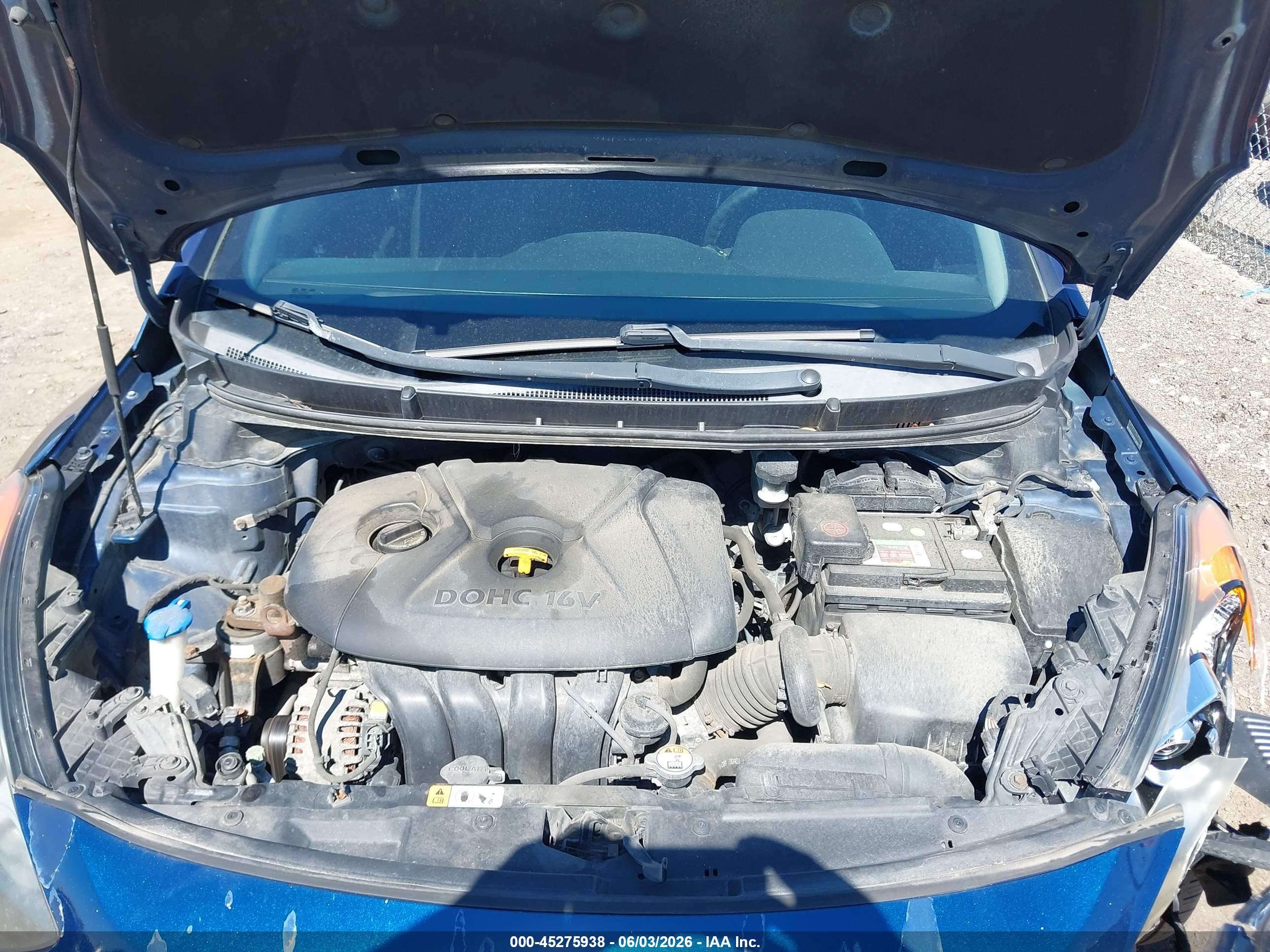 2013 Hyundai Elantra Gt Blue vin: KMHD35LE7DU036338