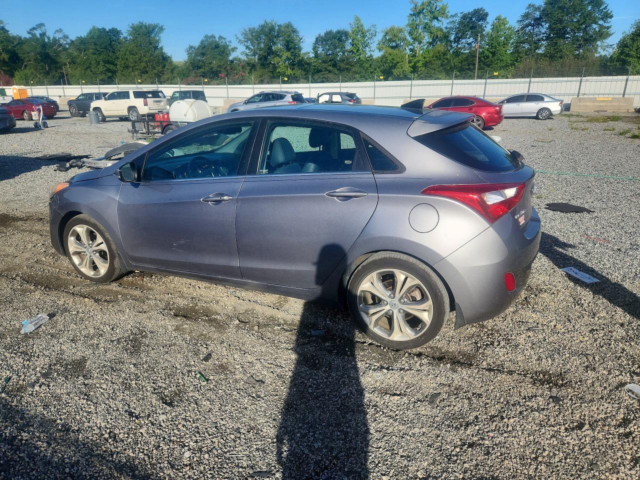 2013 Hyundai Elantra Gt Base Gray vin: KMHD35LE7DU037084