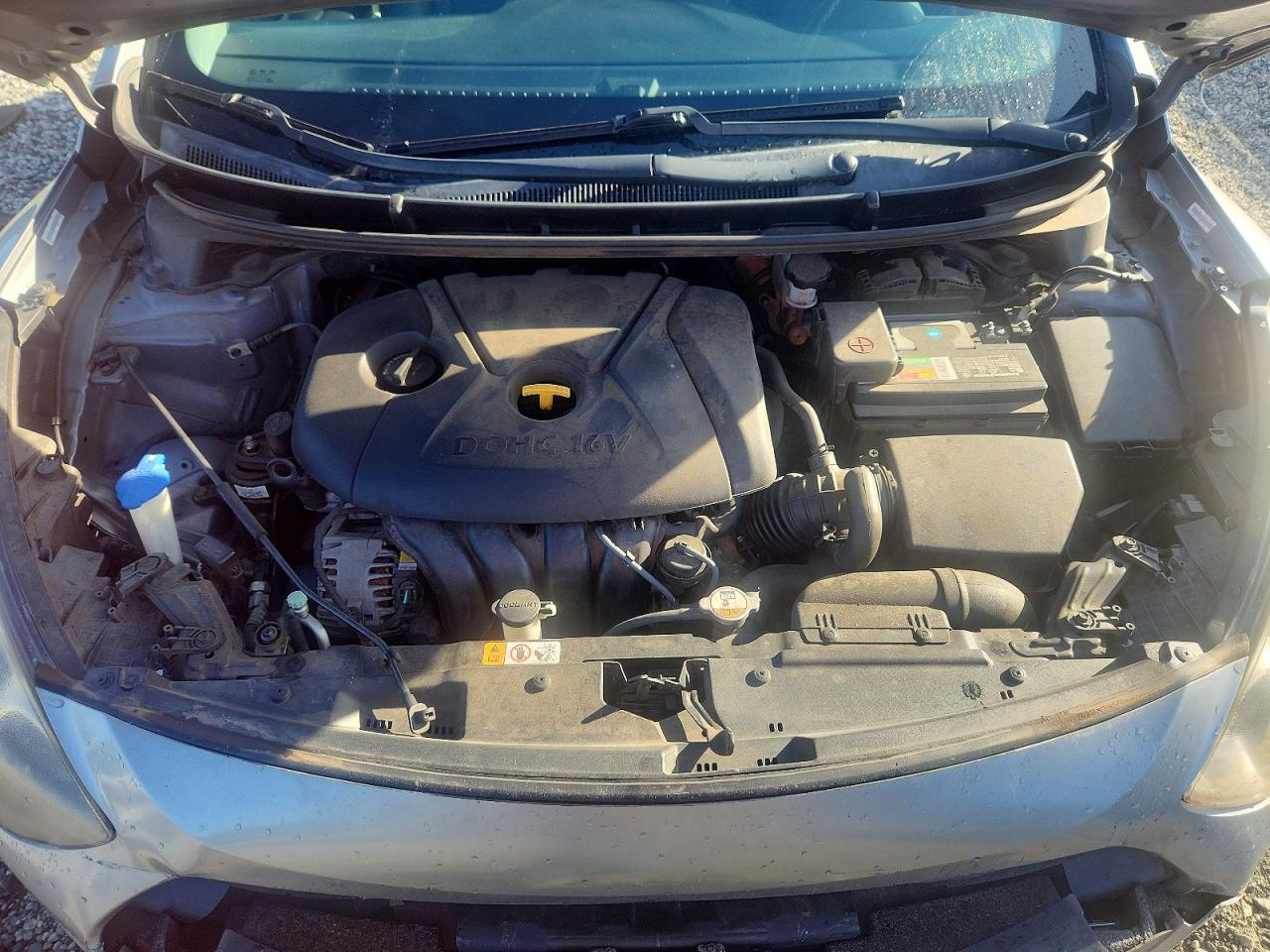 2013 Hyundai Elantra Gt Base Gray vin: KMHD35LE7DU037084