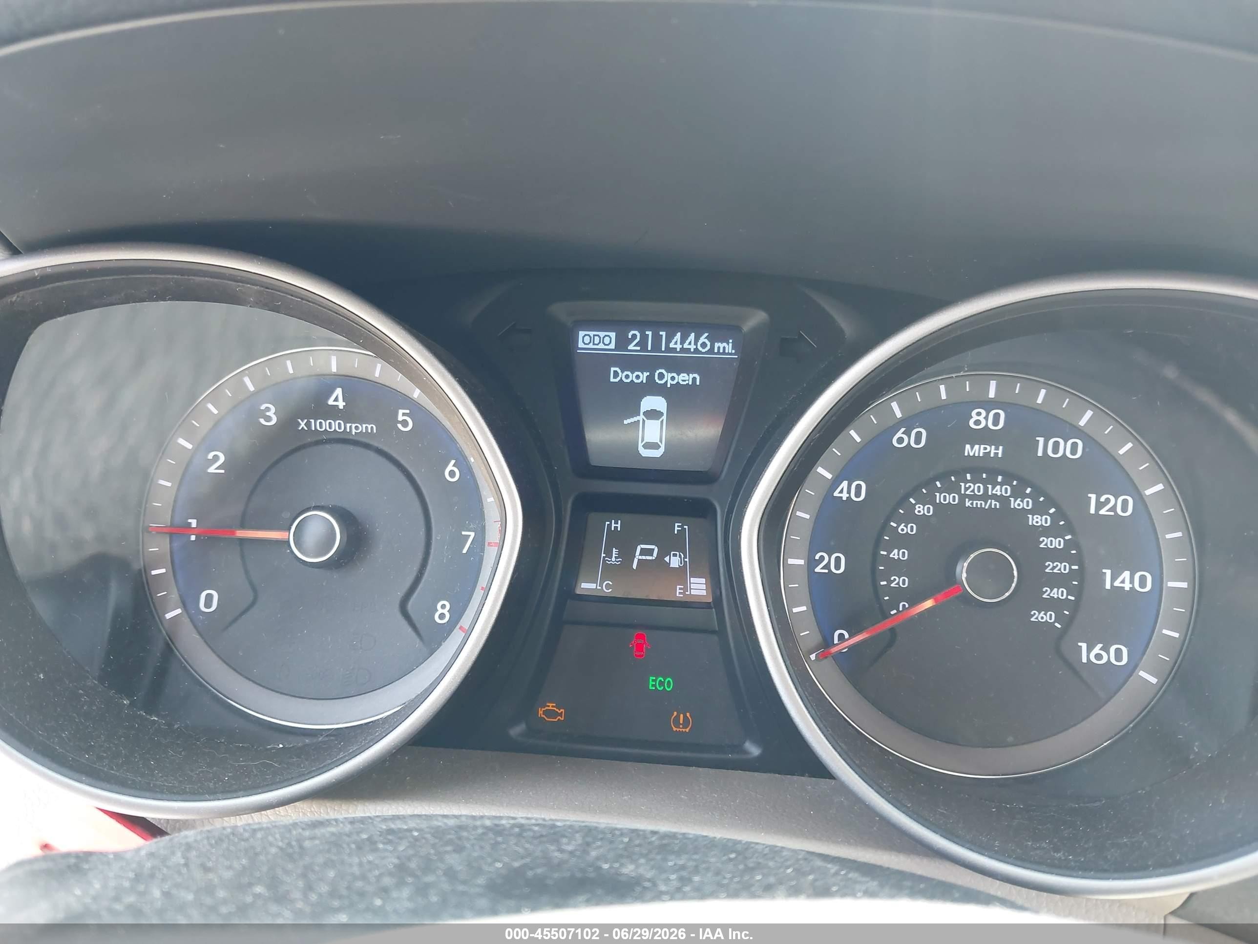 2013 Hyundai Elantra Gt   Black vin: KMHD35LE7DU054189