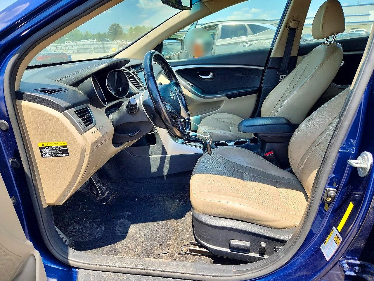2013 Hyundai Elantra Gt Base Blue vin: KMHD35LE7DU056153