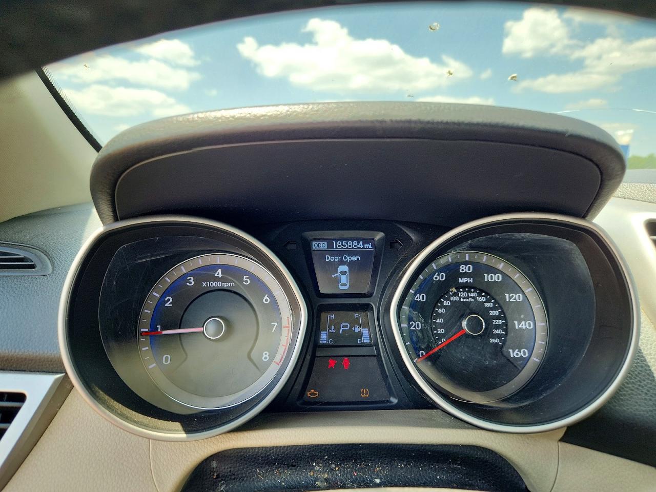 2013 Hyundai Elantra Gt Base Blue vin: KMHD35LE7DU056153