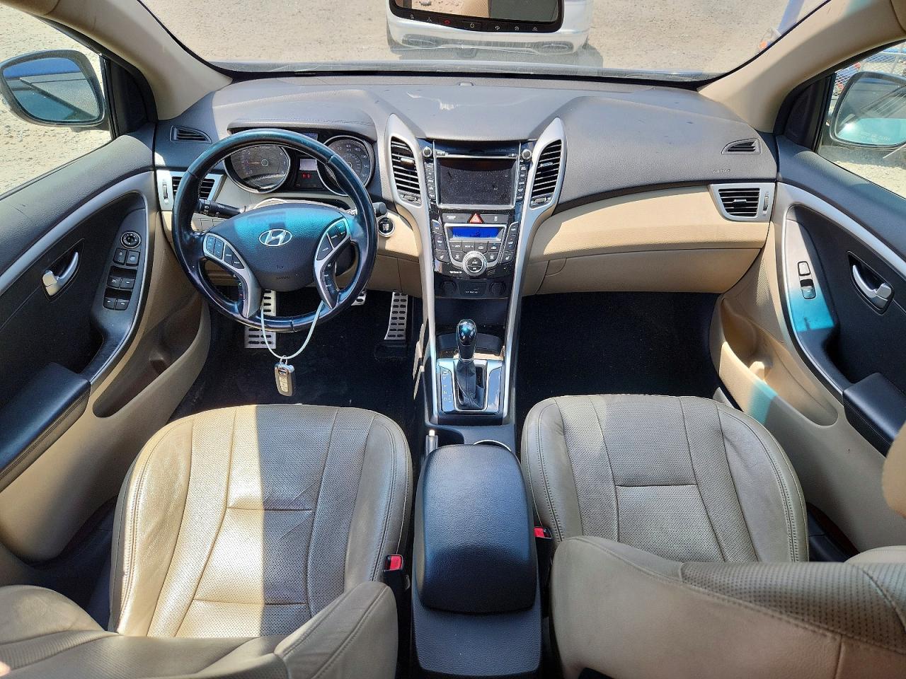 2013 Hyundai Elantra Gt Base Blue vin: KMHD35LE7DU056153