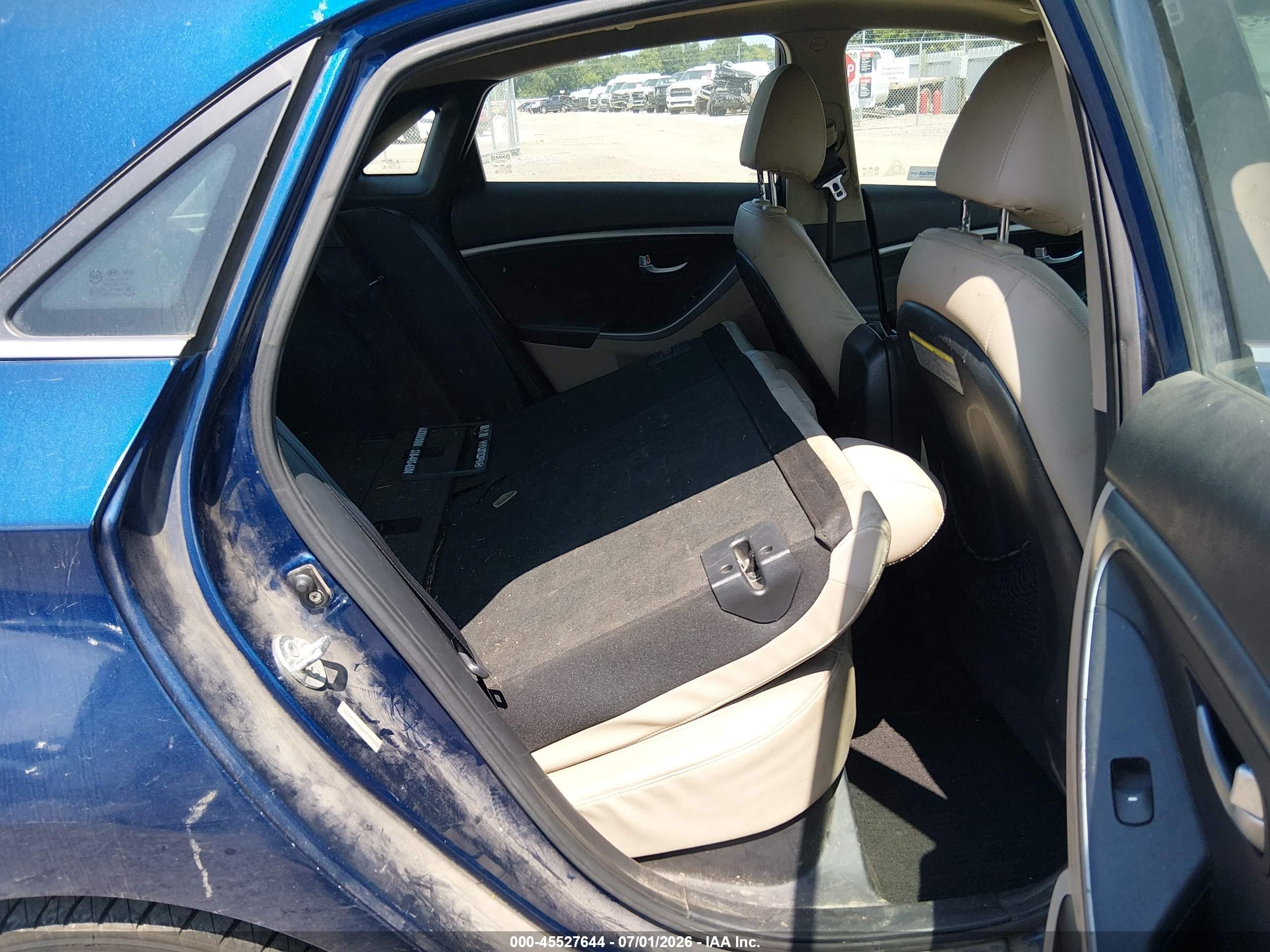 2013 Hyundai Elantra Gt   Синий vin: KMHD35LE7DU058839