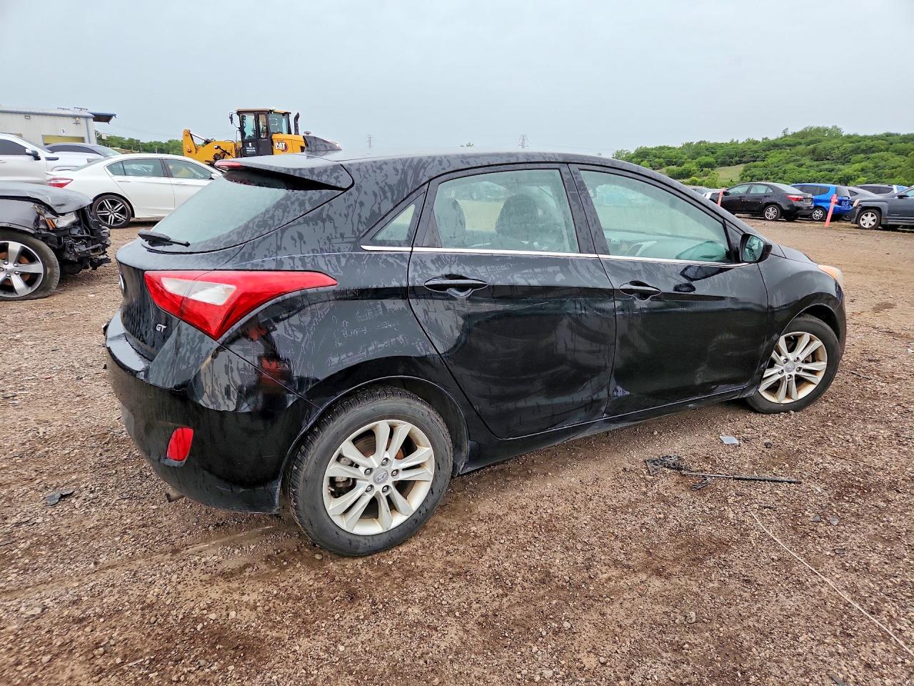 2013 Hyundai Elantra Gt Base Black vin: KMHD35LE7DU129652