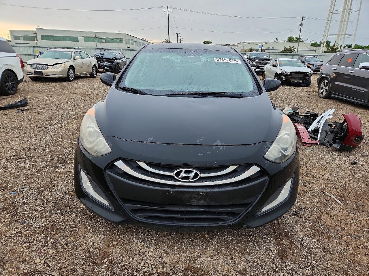 2013 Hyundai Elantra Gt Base Black vin: KMHD35LE7DU129652