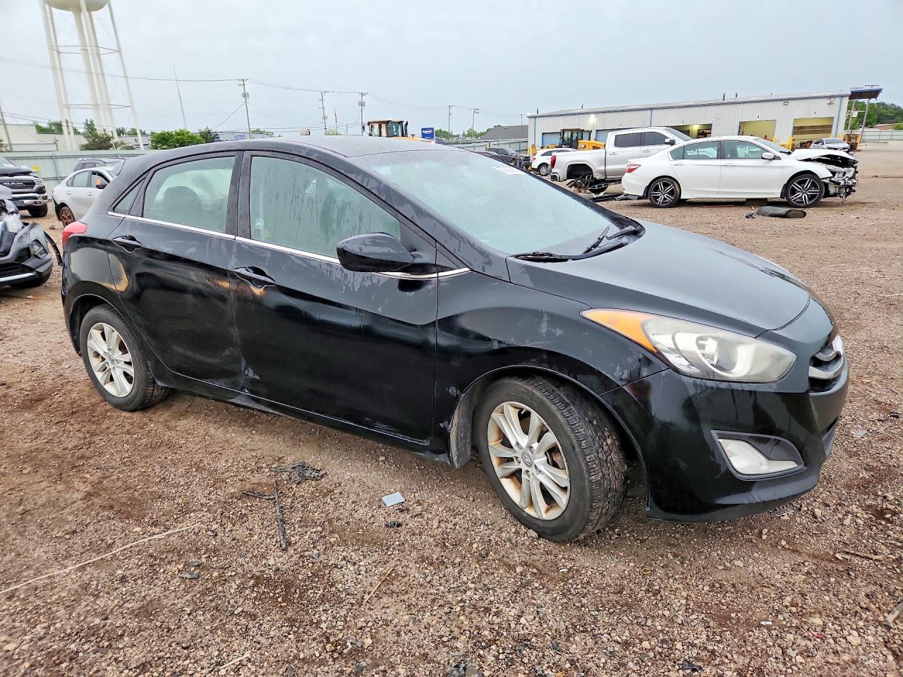 2013 Hyundai Elantra Gt Base Black vin: KMHD35LE7DU129652