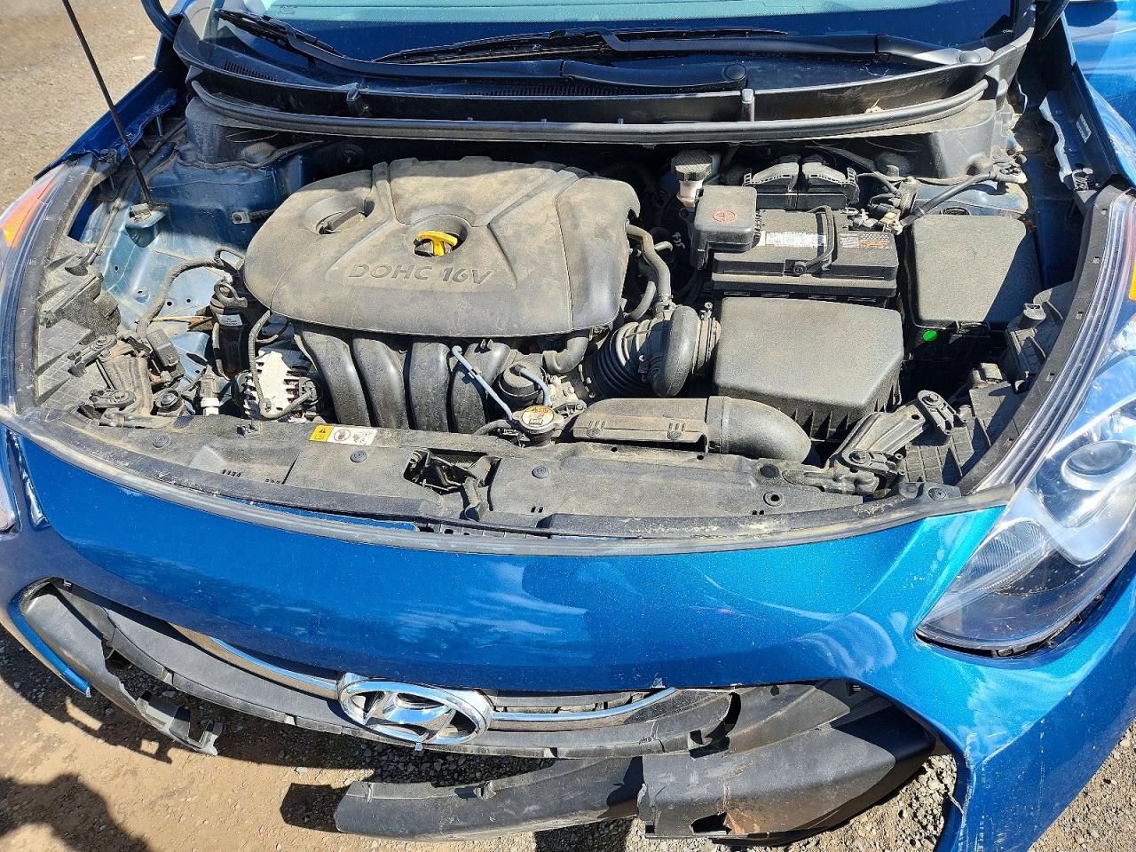 2013 Hyundai Elantra Gt Base Blue vin: KMHD35LE7DU136830