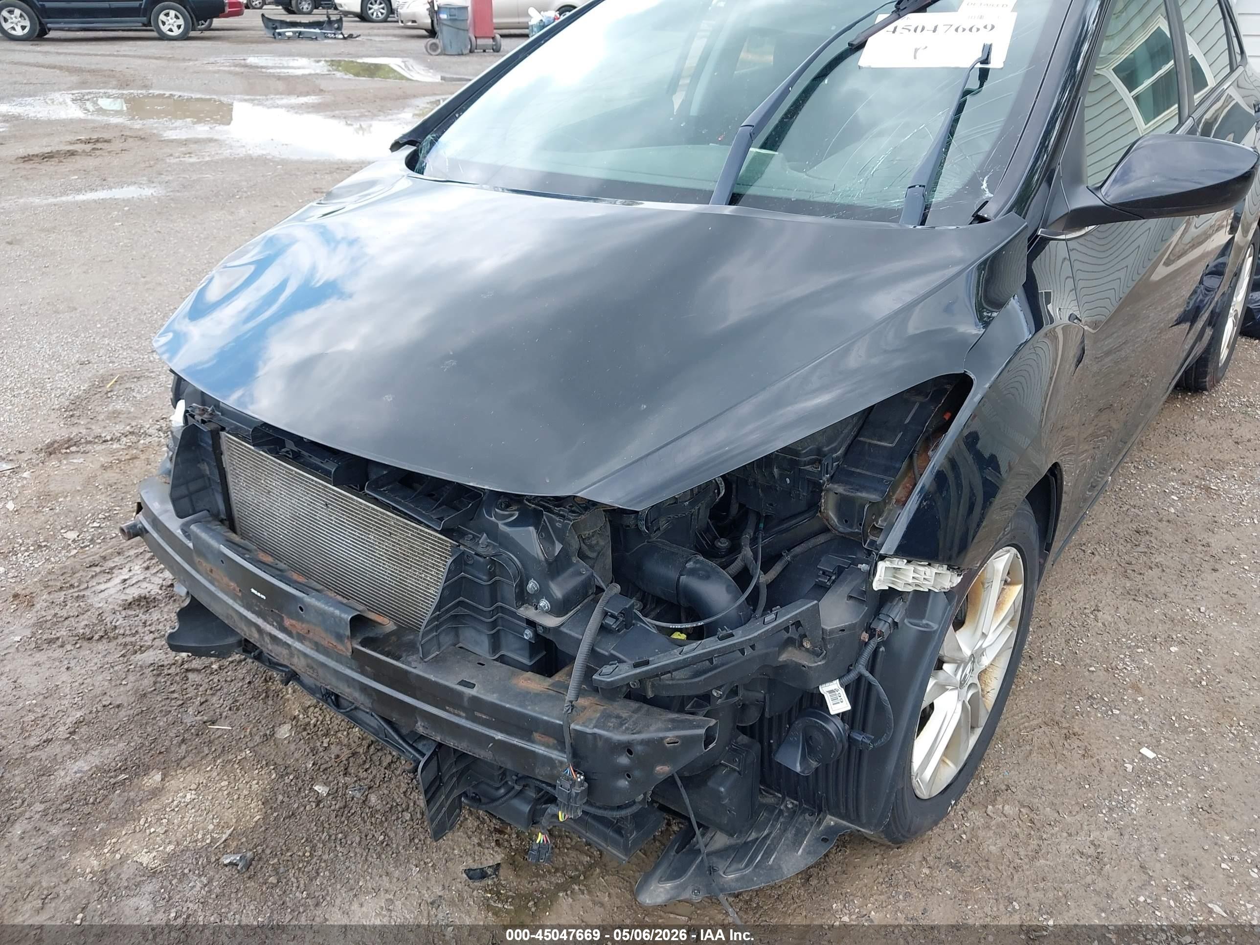 2013 Hyundai Elantra Gt   Черный vin: KMHD35LE8DU026269