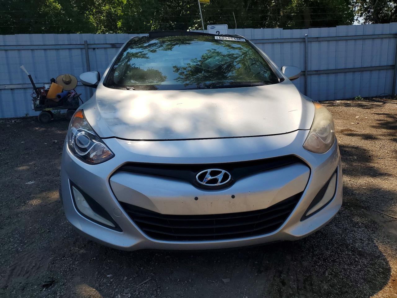 2013 Hyundai Elantra Gt Base Silver vin: KMHD35LE8DU034405