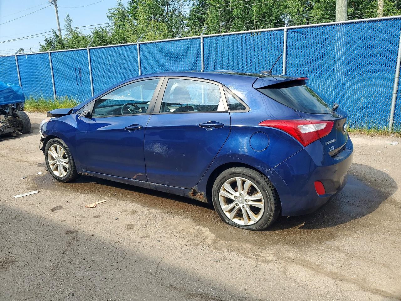 2013 Hyundai Elantra Gt Base Blue vin: KMHD35LE8DU034467