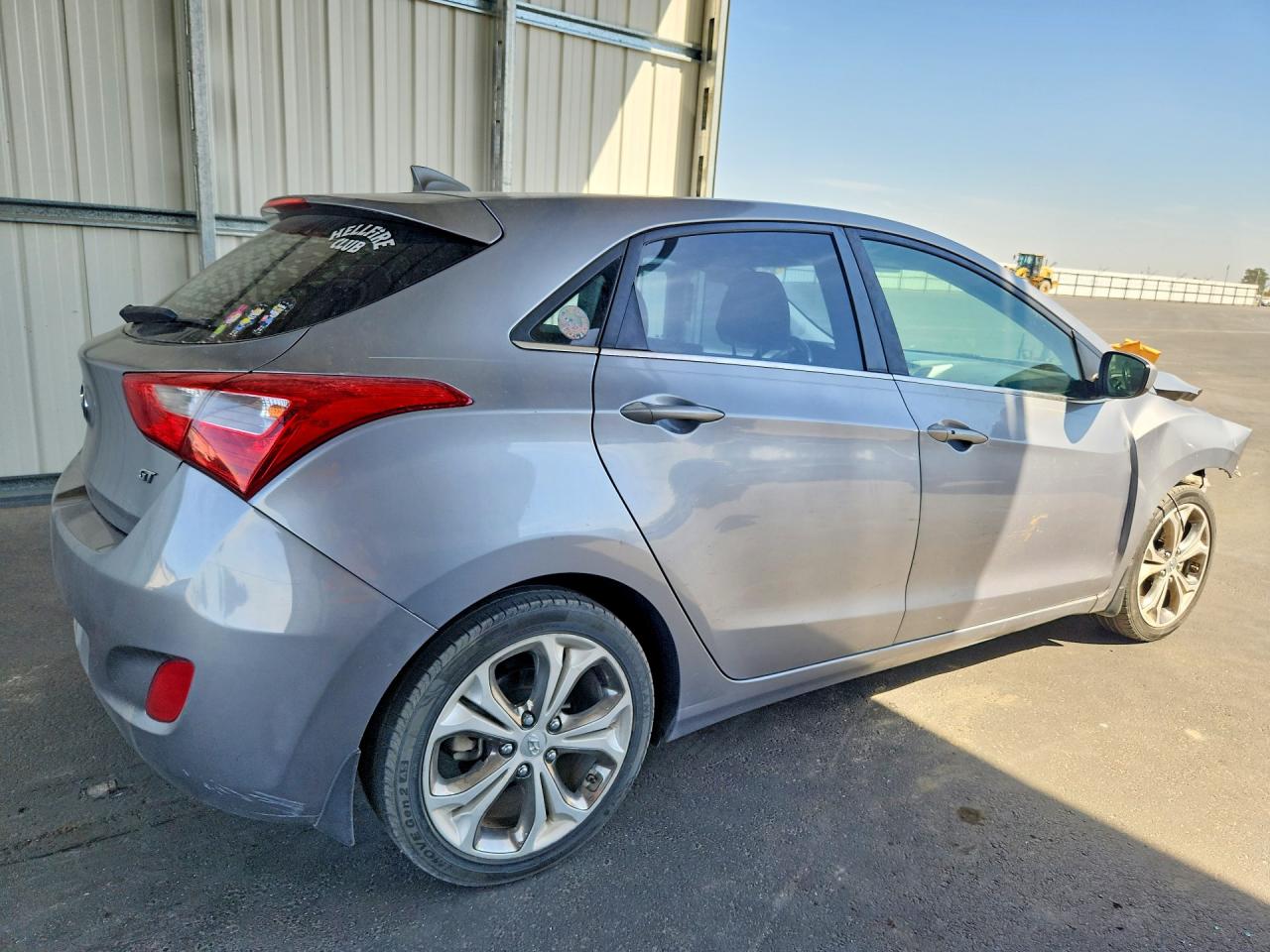 2013 Hyundai Elantra Gt Base Gray vin: KMHD35LE8DU039510