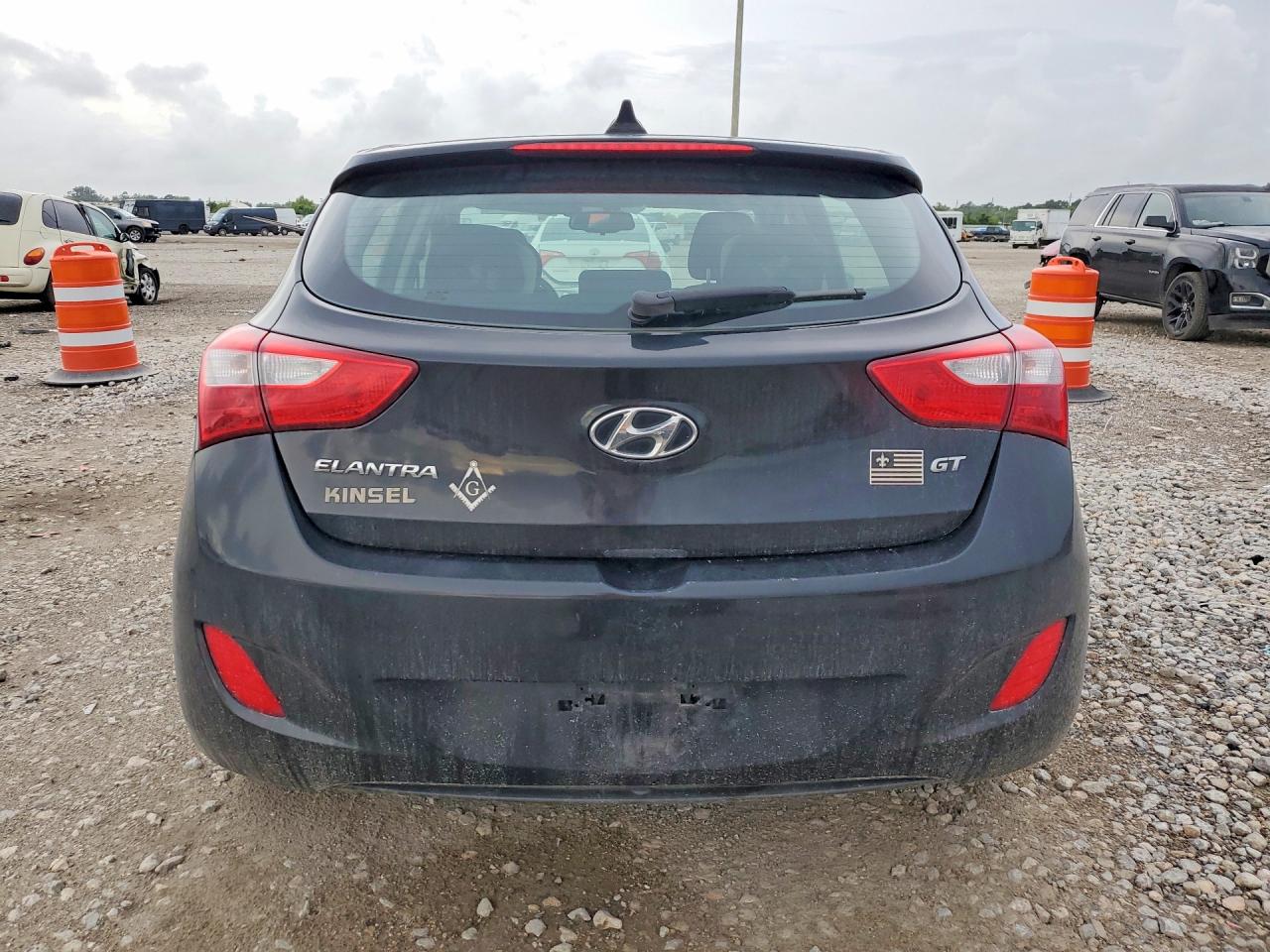 2013 Hyundai Elantra Gt Черный vin: KMHD35LE8DU040012