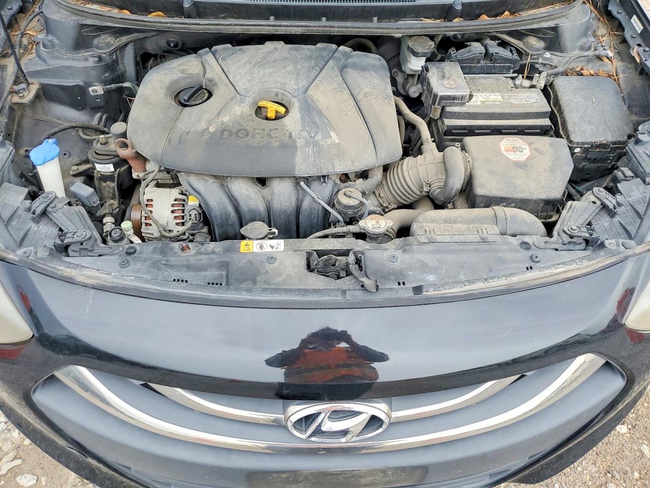 2013 Hyundai Elantra Gt Черный vin: KMHD35LE8DU040012